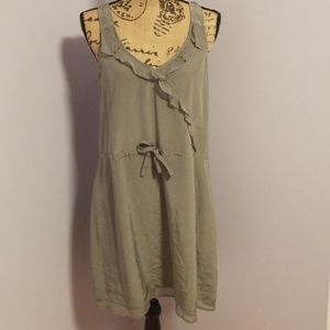 LAmade taupe/gray mini dress.